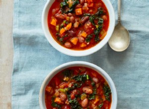 La recette du cavolo nero et du minestrone aux haricots borlotti de Thomasina Miers 