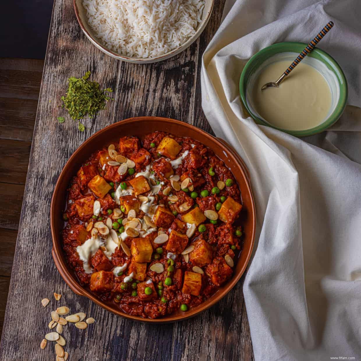 Masala au beurre paneer de Meera Sodha 