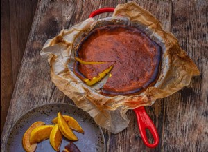 Gâteau au fromage brûlé de Tomos Parry 