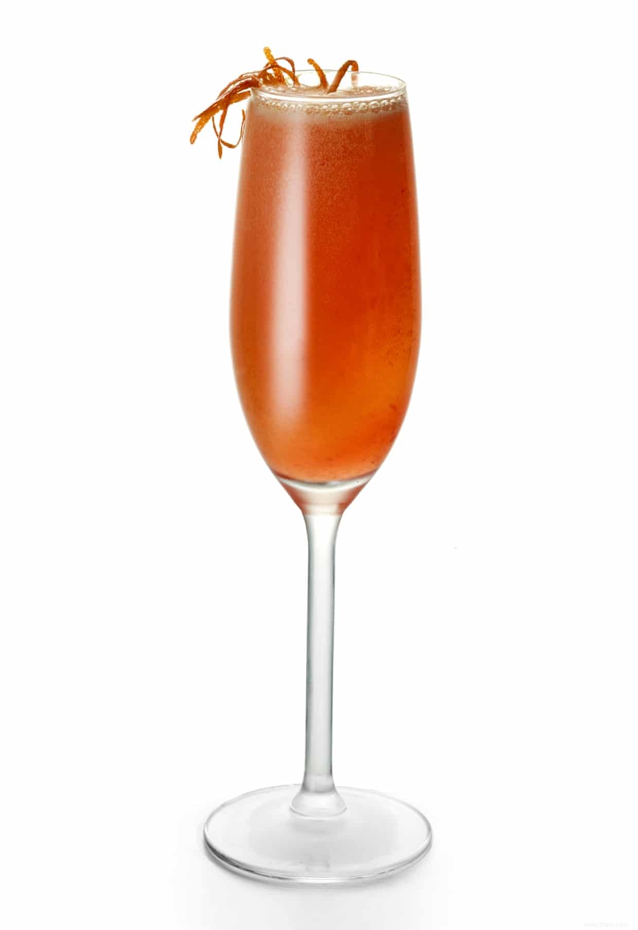 Cocktail de la semaine :mimosa à l orange sanguine fumée de Walter Pintus - recette 