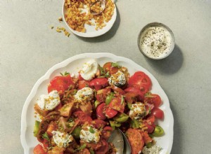 Tomates d hiver d Anna Jones avec feta fouettée 