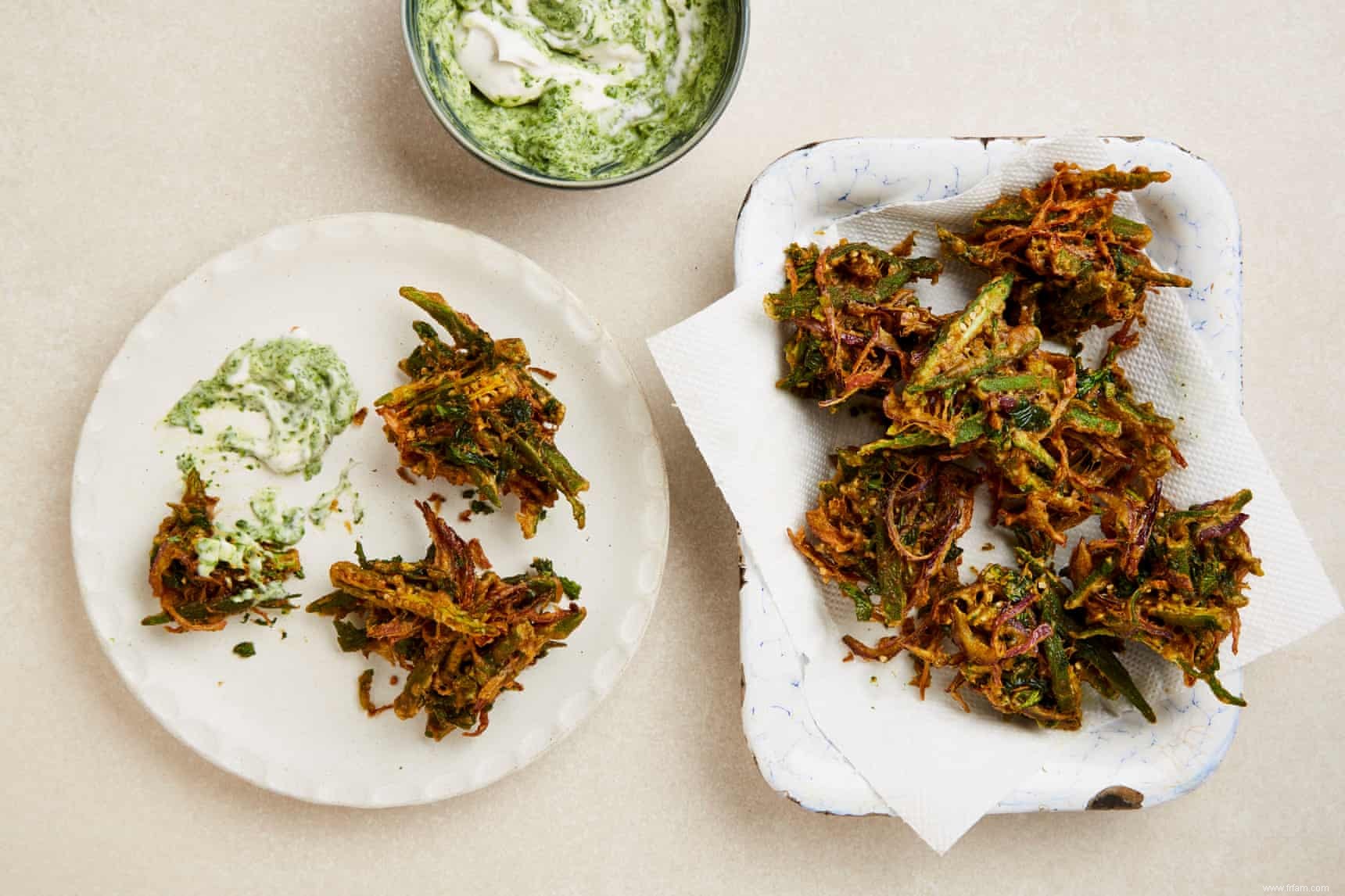 Gombo bhajis, dip épinards et artichauts :les recettes vegan de Yotam Ottolenghi 