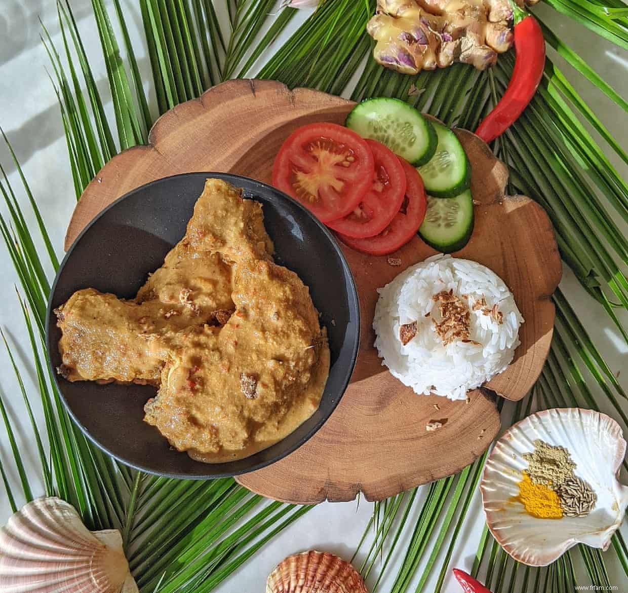 Recettes pour le Ramadan :Cocos Islander de Calisha Bennett ayam panggang 