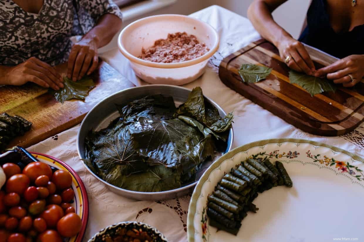 Recettes pour le Ramadan :warak enab de Karima Hazim (feuilles de vigne farcies) 