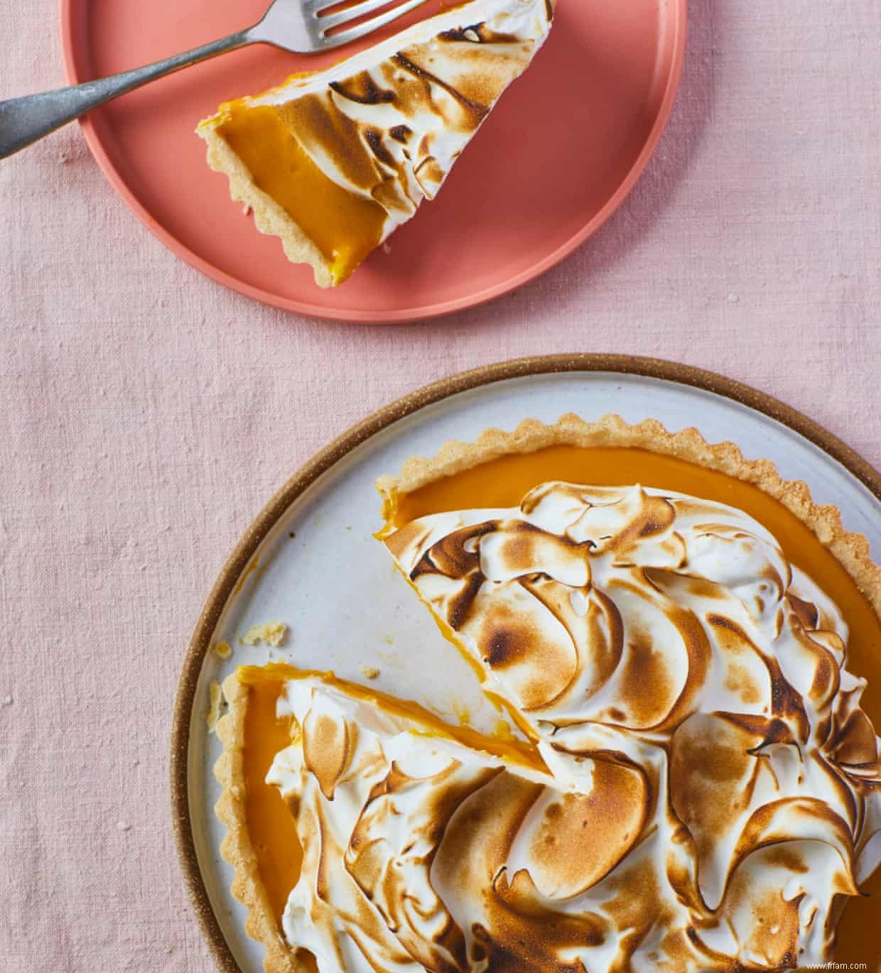 La recette de la tarte à la mangue meringuée de Tamal Ray 