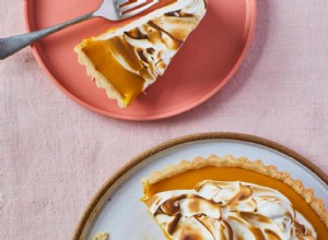 La recette de la tarte à la mangue meringuée de Tamal Ray 