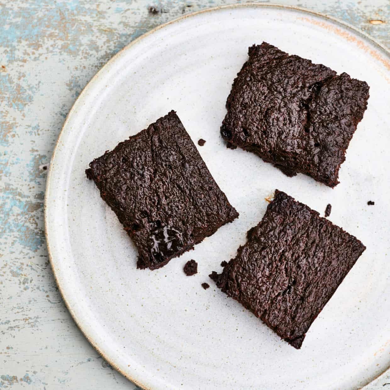 Brownies miso salés par Meera Sodha 