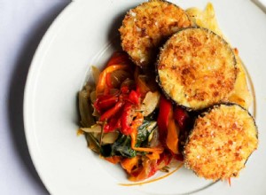 La recette d aubergines panées aux poivrons et au fenouil de Nigel Slater 