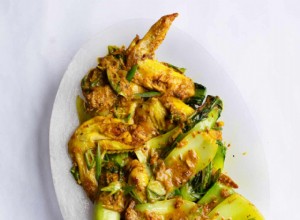 La recette d ailes de poulet et de pak choi de Nigel Slater 