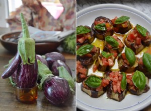 La recette de Rachel Roddy pour l aubergine rôtie à la tomate et au basilic 