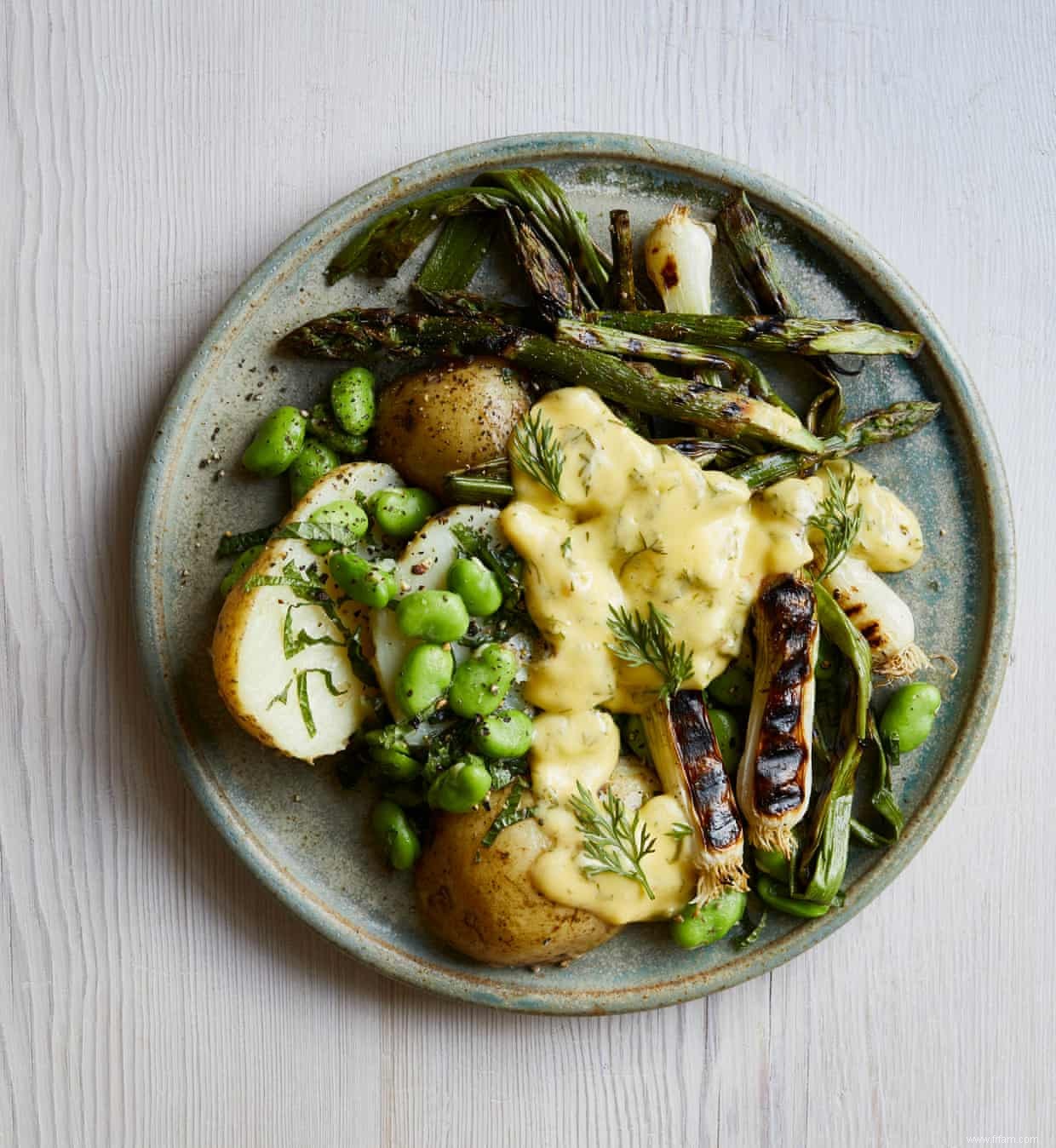 Gill Meller :cinq recettes de légumes au barbecue 