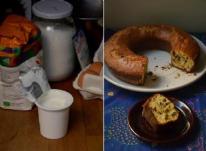 La recette de Rachel Roddy pour le gâteau aux pépites de chocolat et au yaourt 