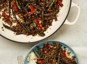 La recette végétalienne de Meera Sodha pour les haricots frits à sec avec du tofu haché 