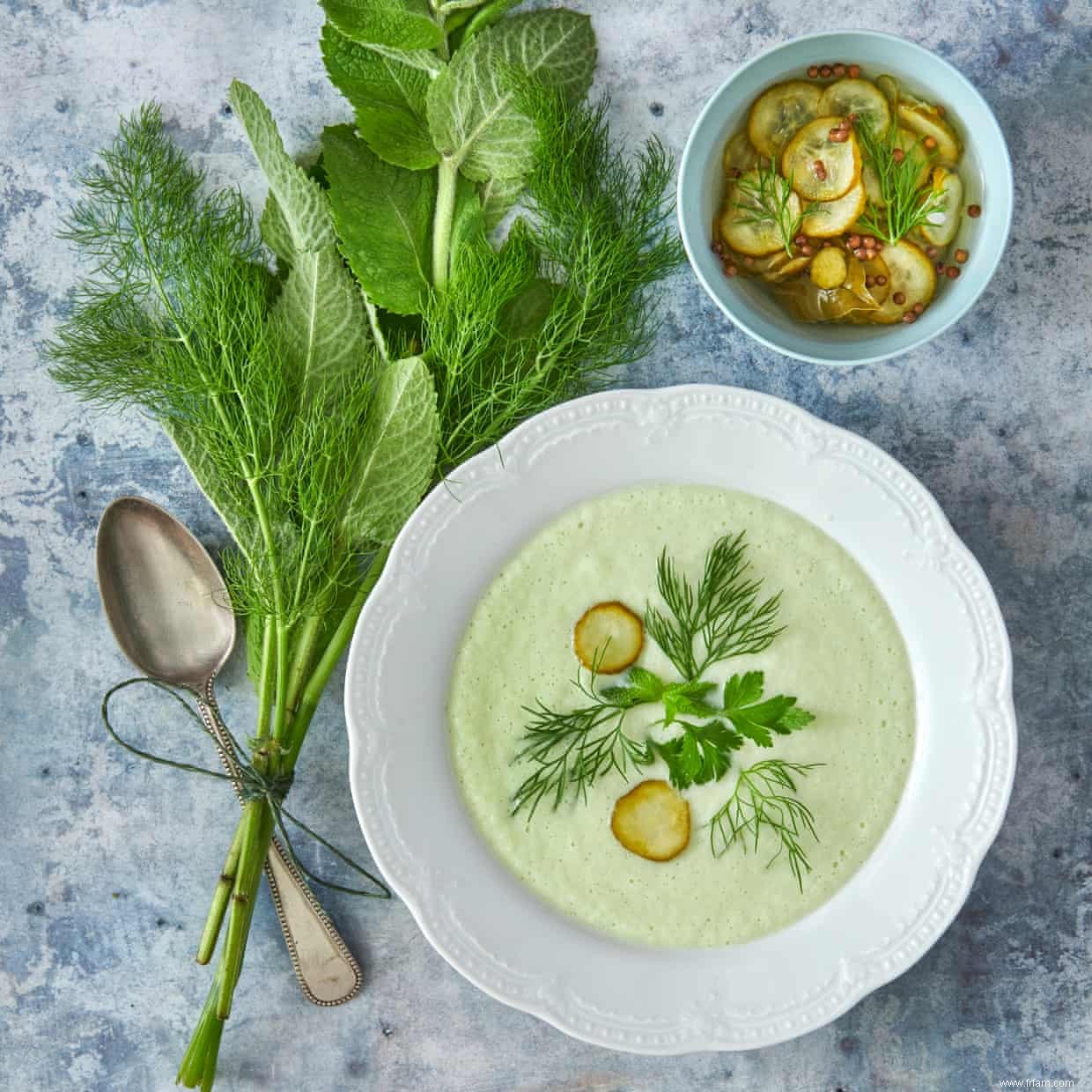 De la soupe de concombre à la glace :les recettes d été de Skye Gyngell 