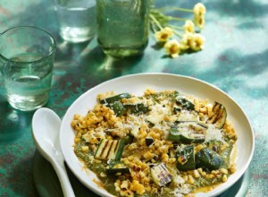 Courgette, maïs doux et chermoula par Helen Graham 