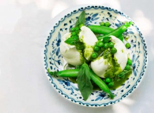 Burrata et petits pois de Nigel Slater 