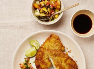 Escalope, salade et gâteau à la crème :les recettes à la pêche de Yotam Ottolenghi 