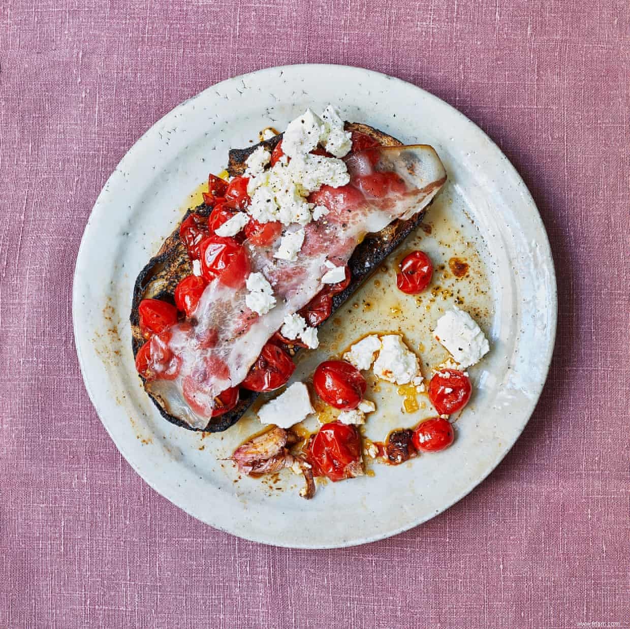 Des aubergines aux pêches :les recettes de fruits et légumes grillés de David Carter 