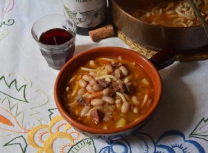 La recette de Rachel Roddy pour une soupe montagnarde aux haricots, au prosciutto et aux pâtes 