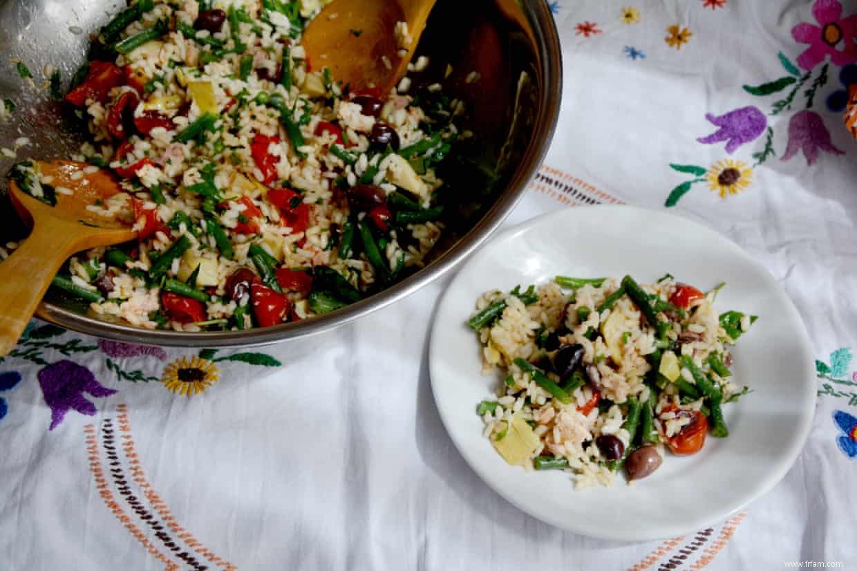 La recette de la salade de riz de Rachel Roddy 