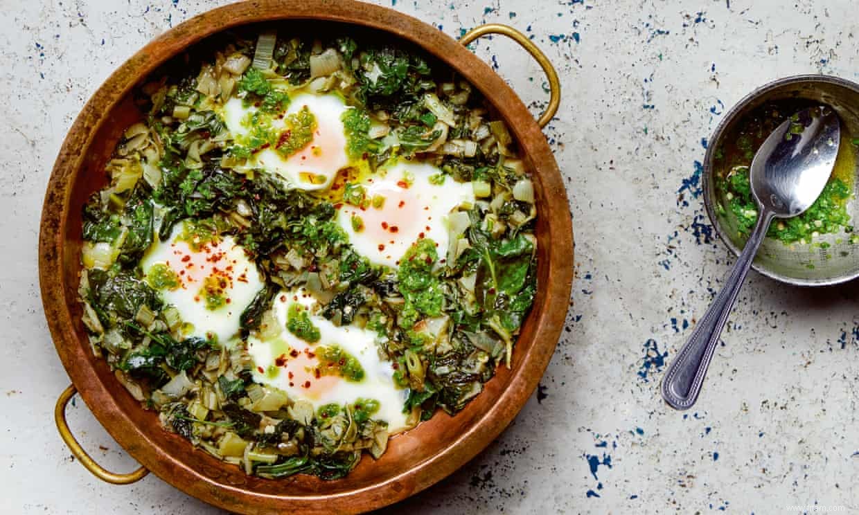 Shakshuka verte de Sami Tamimi et Tara Wigley – recette 