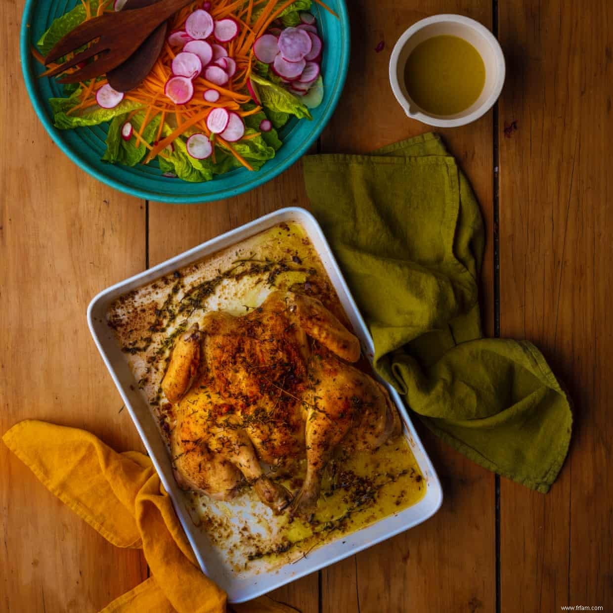 La recette de poulet aux herbes et au paprika de Yasmin Khan 