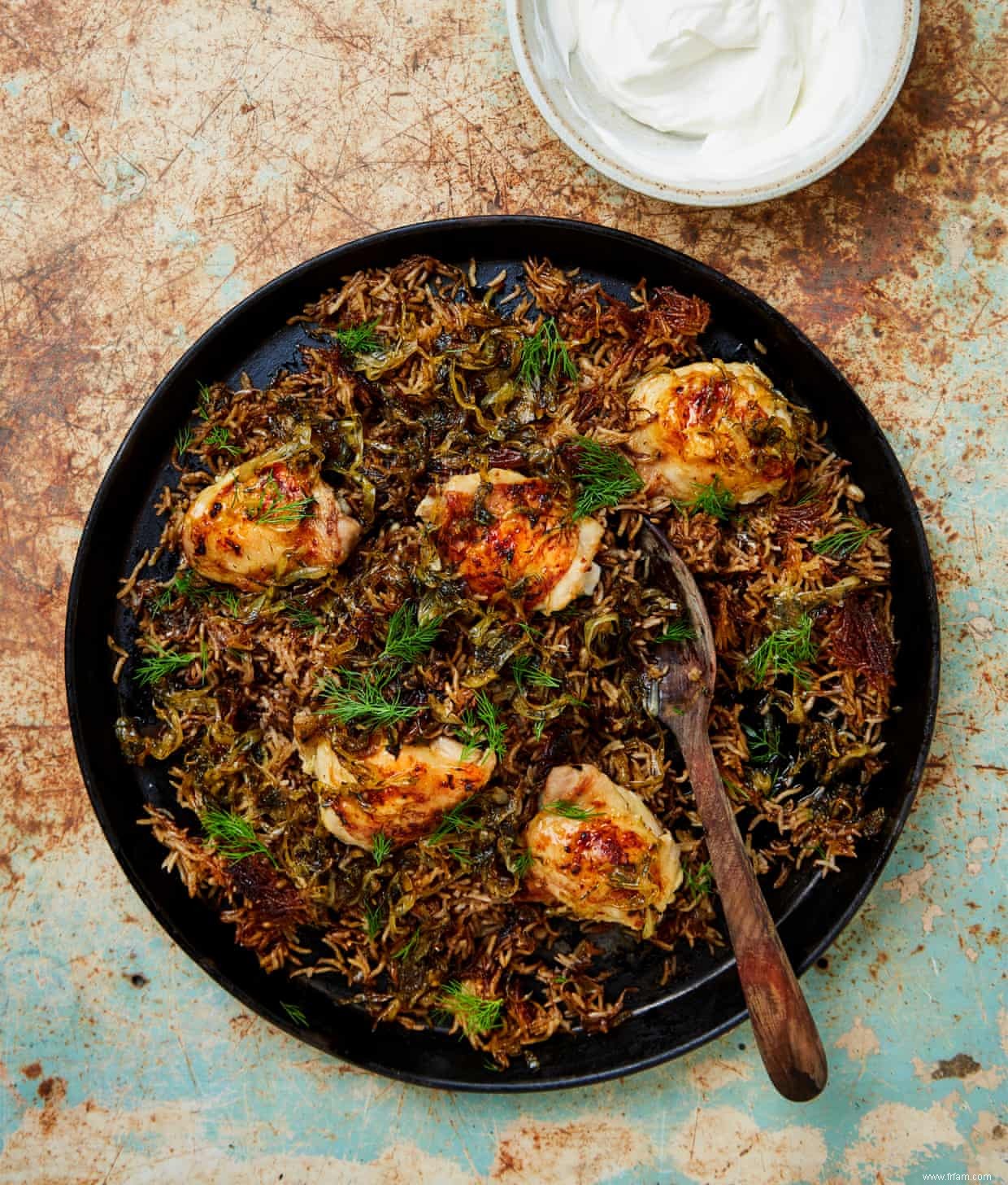 Galette de riz italienne et poulet aux épices :les recettes de riz de Yotam Ottolenghi 