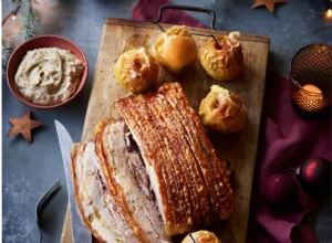 Recette de la poitrine de porc rôtie aux pommes au four de Claudia Roden 