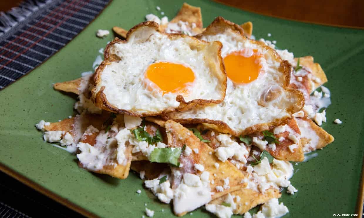 Petit-déjeuner avec Rosa Cienfuegos :chilaquiles et tacos agneau barbacoa – recette 