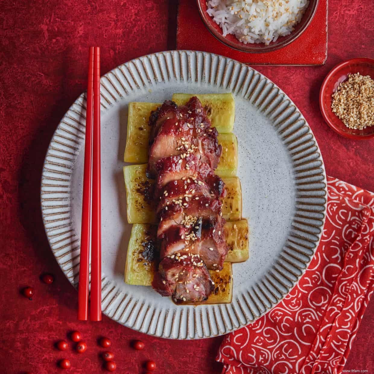 Porc char siu et merlu doré du Général Tso – recettes pour le nouvel an lunaire 