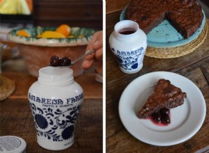 La recette du gâteau au chocolat, aux amandes et aux cerises de Rachel Roddy 