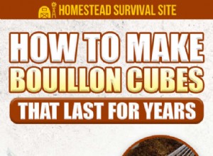 Comment faire des cubes de bouillon qui durent des années 