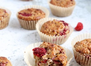 Muffins au chanvre, à l avoine, aux framboises et aux bananes sucrés au miel 