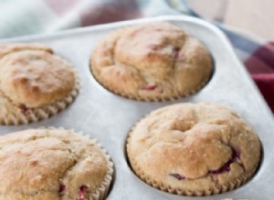 Muffins aux canneberges et à l orange sans gluten - Sans farine, sans sucre et sans gras 