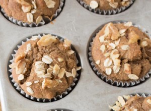 Muffins sains à l avoine et à la banane :sans farine, sans sucre, sans huile 