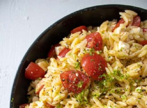 Salade d orzo avec vinaigrette au chili et à la lime 