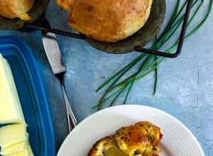 Popovers au cheddar et à la ciboulette 