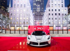 Ferrari fête ses 70 ans à New York 