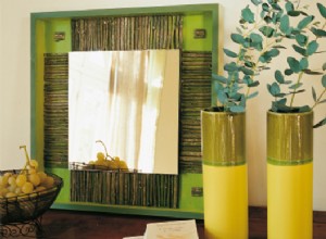 Tutoriel déco : customiser un cadre nature pour un miroir