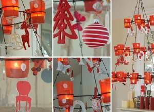 DIY : fabriquer un lustre sapin avec des photophores