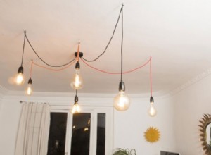 Luminaire : créer une suspension design avec des lampes à filament