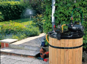 Récupérer leau de pluie : installer une cuve aérienne